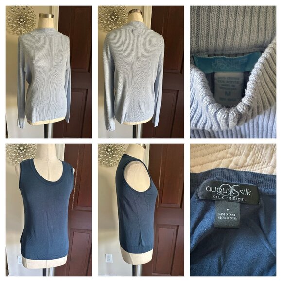 2 fall/winter tops to refresh you look August Silk sleeveless knit and Jennifer - Picture 1 of 7